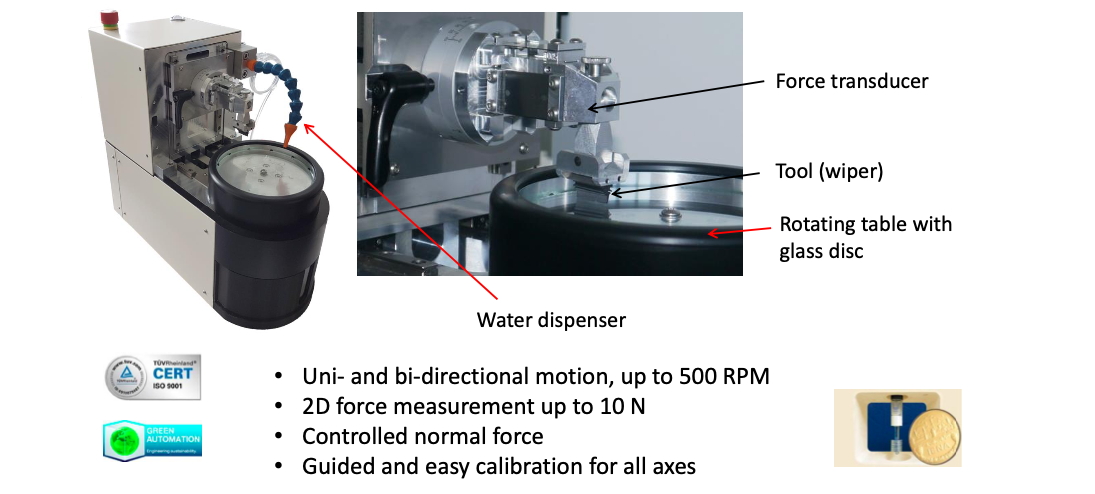 Pin-on-Disc: Wiper Friction Test (PoD-WFT) - Solen